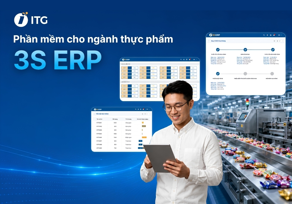 3S ERP - Giải pháp ERP ngành thực phẩm tùy chỉnh theo nhu cầu cho doanh nghiệp