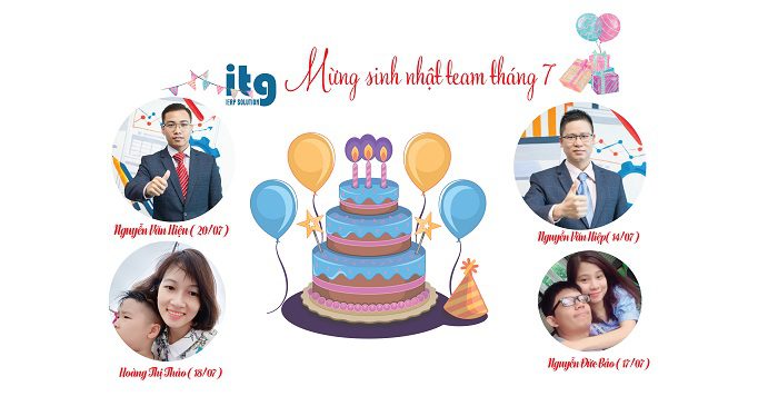 team itg sinh nhat thang7 - ITG chúc mừng sinh nhật Team tháng 7