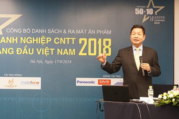 hop bao top 50 doanh nghiep cntt hang dau viet nam 2018 itg - ITG tham dự họp báo công bố “Top 50+ 10 doanh nghiệp CNTT hàng đầu Việt Nam 2018”