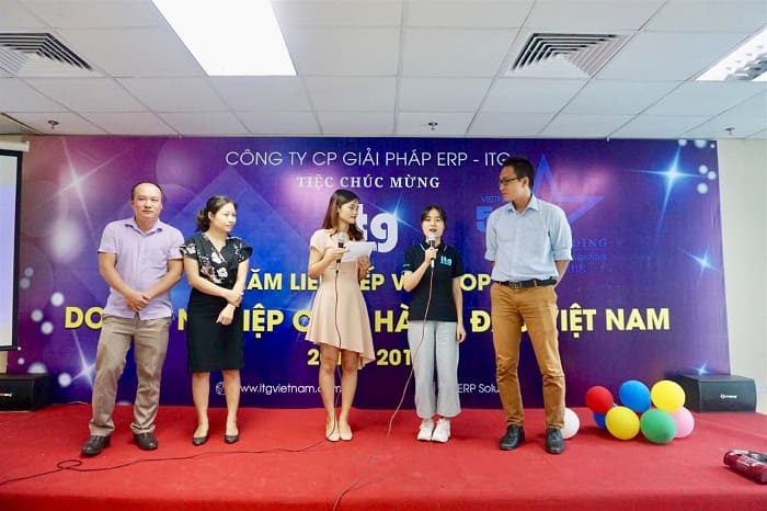 itg doanh nghiep erp hang dau viet nam - Team ITG “quẩy tung trời” trong bữa tiệc mừng ITG 2 năm liên tiếp nằm trong top 50 DN CNTT hàng đầu Việt Nam