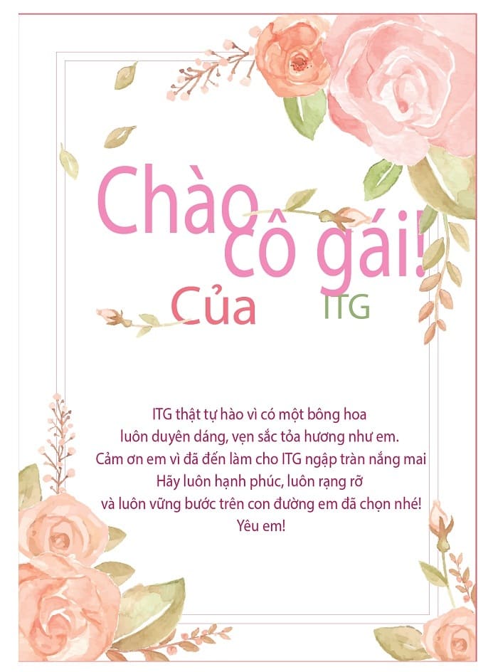 thiep chuc mung ngay phu nu viet nam 20.10 itgvietnam - 20/10: Một ngày ý nghĩa cho riêng cho phái đẹp của ITG