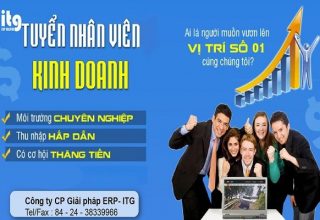 Tuyển dụng nhân viên Sales Giải Pháp Phần Mềm ERP (Thu Nhập Hấp Dẫn & Bền Vững)