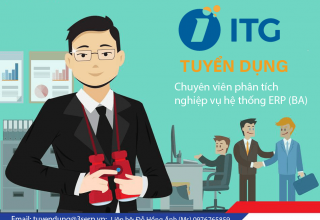 ITG tuyển dụng Chuyên Viên Phân Tích Nghiệp Vụ Hệ Thống ERP (BA)