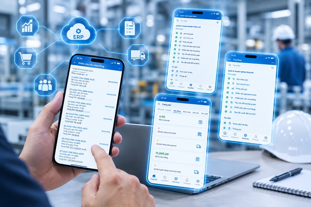 Xu hướng phát triển ứng dụng ERP trên di động Xu hướng phát triển ứng dụng ERP trên di động