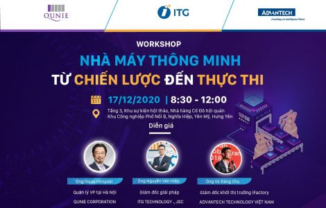 Mời tham dự Workshop: ” Nhà máy thông minh từ chiến lược tới thực thi”