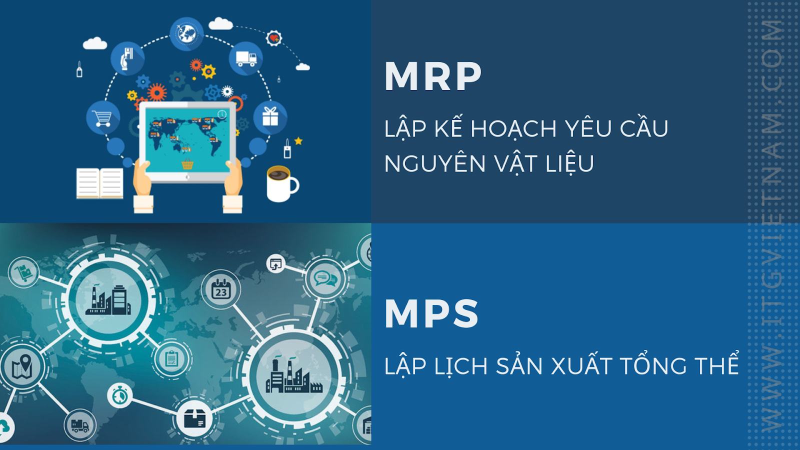 Phân biệt giữa MPS và MRP