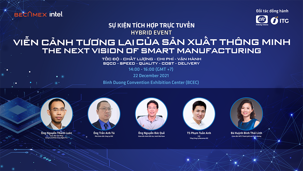 Mời đăng ký tham dự Webinar  “SQCD – The Next Vision of Smart Manufacturing”