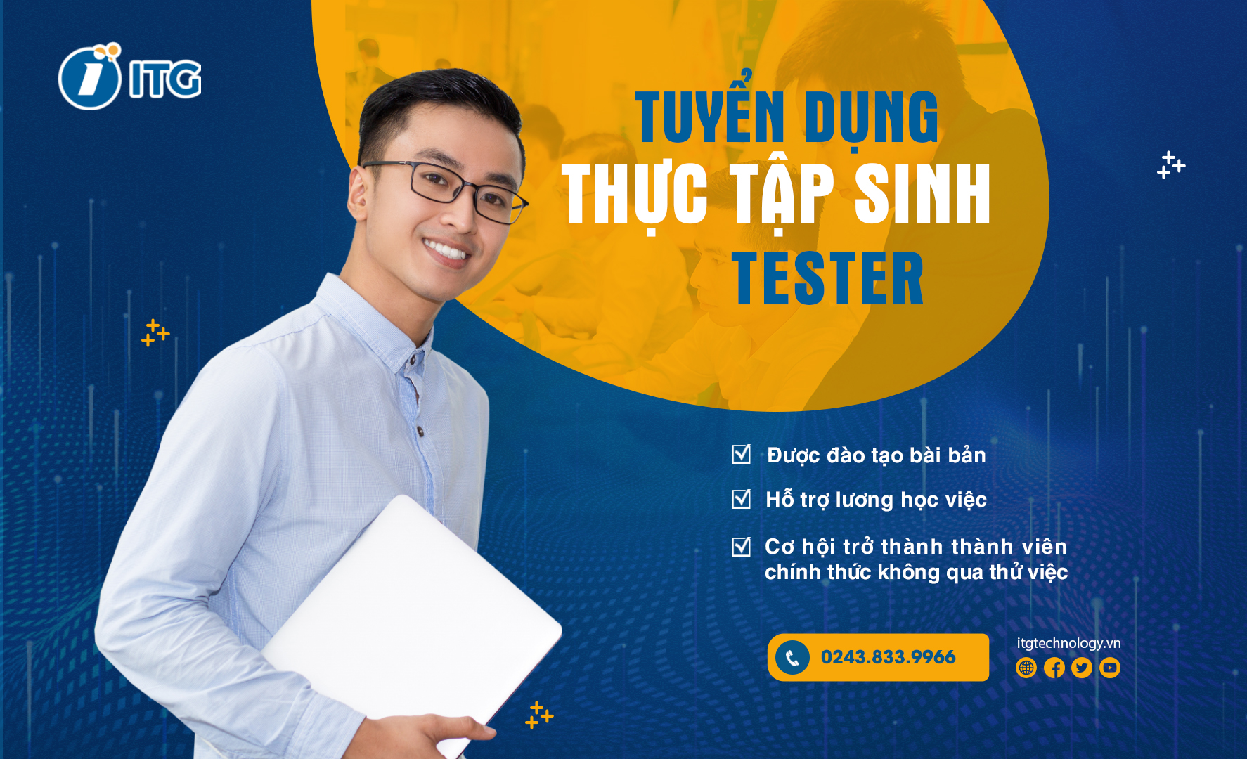 ITG tuyển dụng thực tập sinh Tester