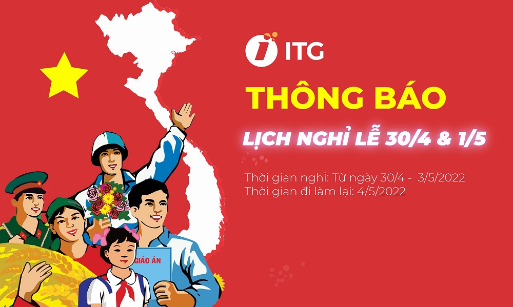 thong bao nghi le 01 - ITG Technology thông báo lịch nghỉ lễ 30/4 -1/5