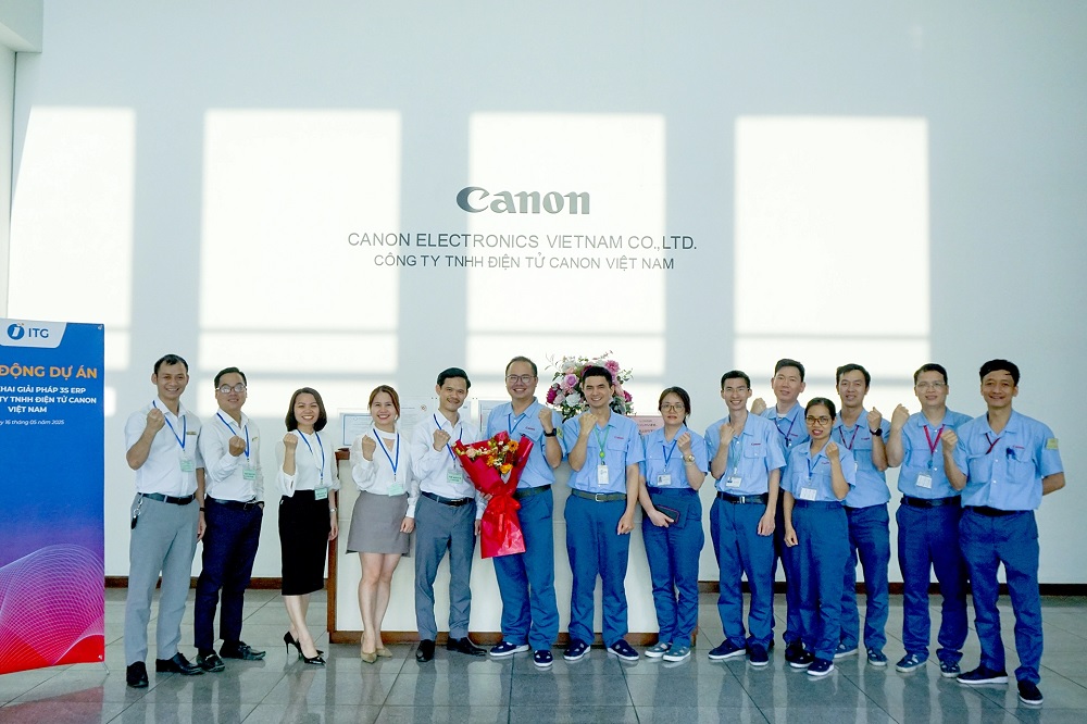 Case study triển khai ERP tại Canon Electronics Vietnam (CEV) Case study triển khai ERP tại Canon Electronics Vietnam (CEV)