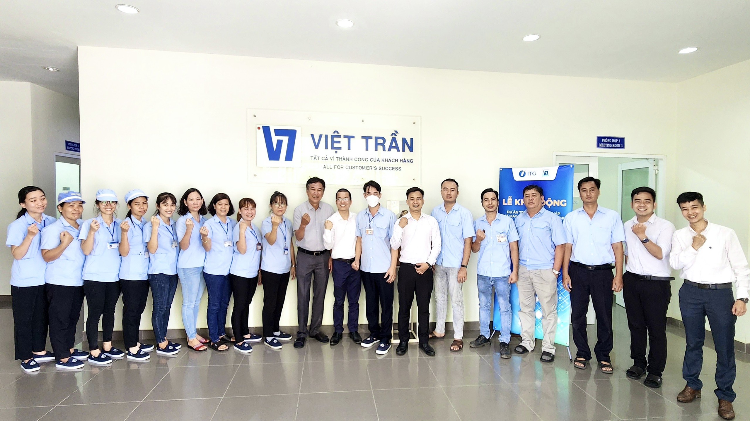dự án triển khai giải pháp nhà máy thông minh 3S iFACTORY tại Việt Trần