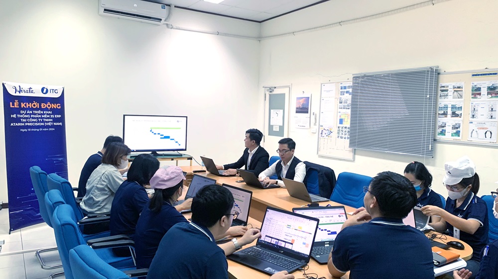 Buổi họp kick off dự án 3S ERP diễn ra tại Atarih Precision Việt Nam