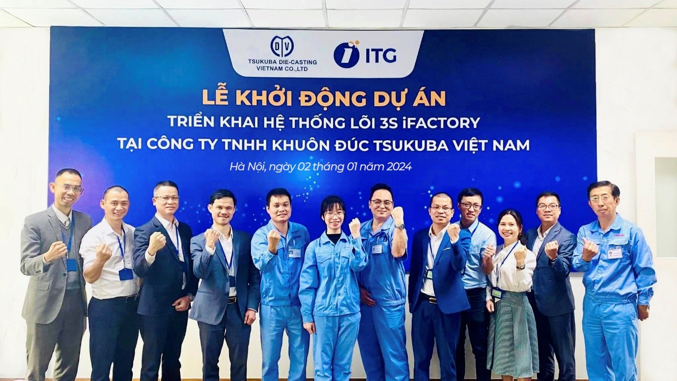 kick off tdv itg 4 - Kick-off dự án “Triển khai hệ thống cốt lõi” tại Công ty TNHH Khuôn đúc Tsukuba Việt Nam (TDV)