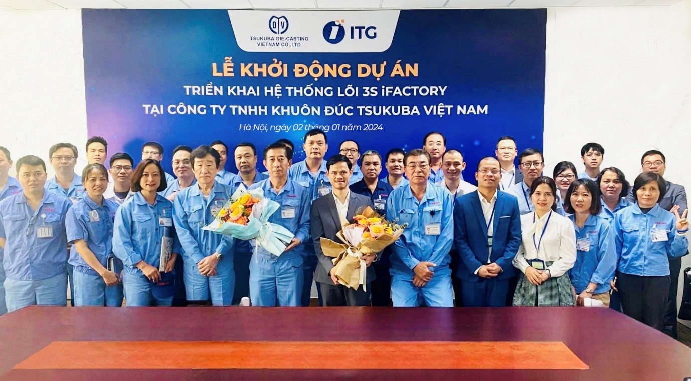 kick off tdv itg - Kick-off dự án “Triển khai hệ thống cốt lõi” tại Công ty TNHH Khuôn đúc Tsukuba Việt Nam (TDV)