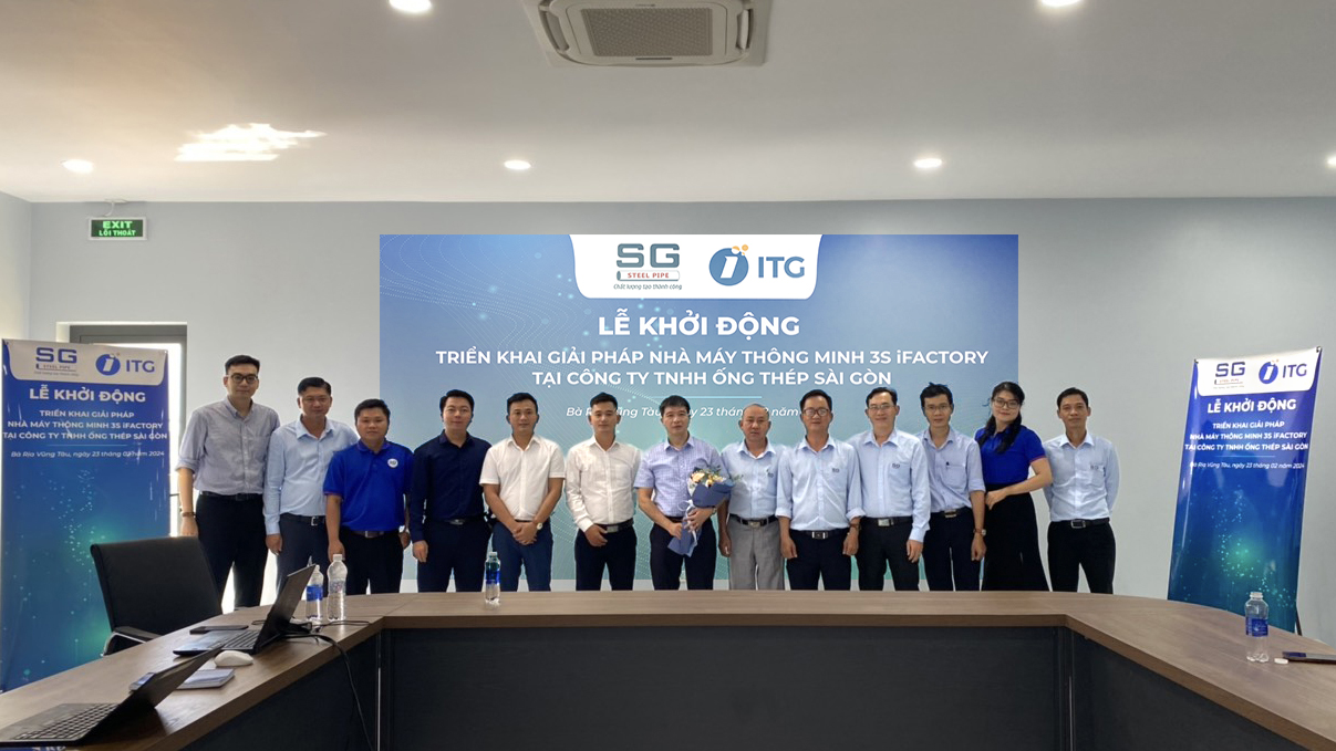 Kickoff triển khai giải pháp nhà máy thông minh 3S iFACTORY tại Ống Thép Sài Gòn