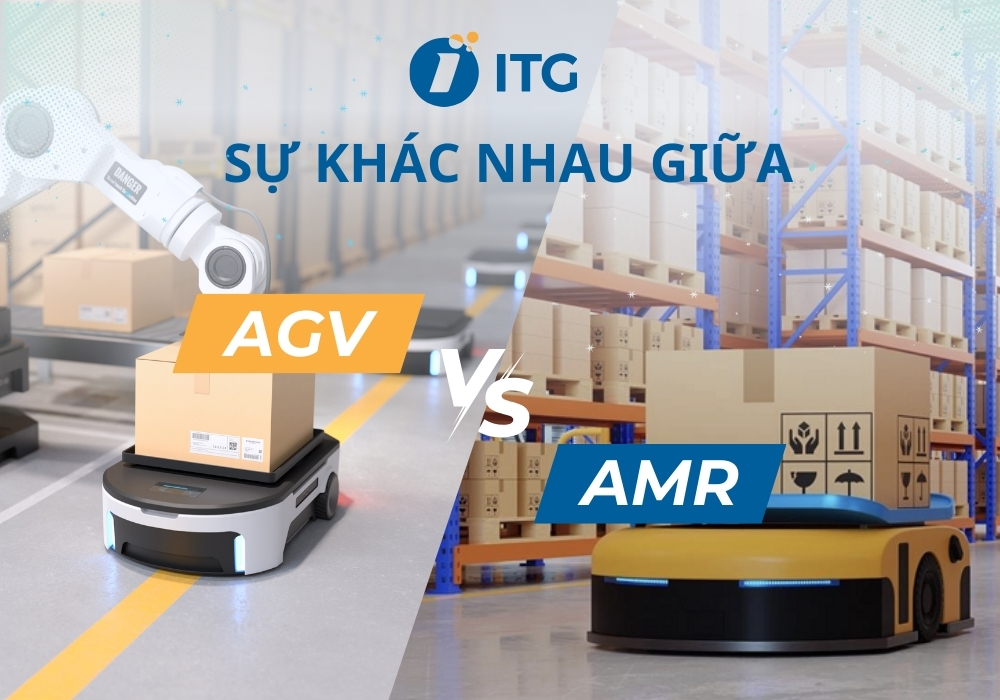 So sánh robot AGV và AMR