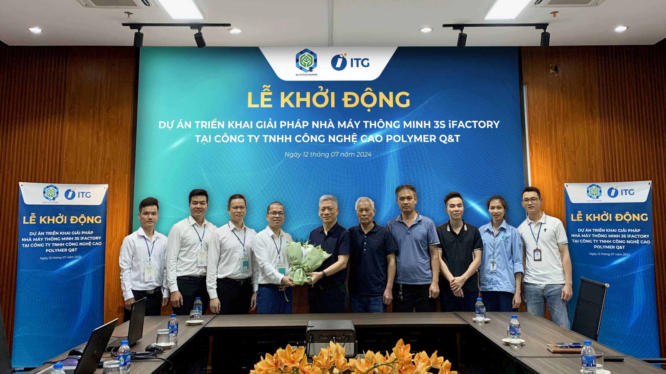 Kickoff dự án triển khai phần mềm 3S iFACTORY tại Công ty TNHH công nghệ cao Polymer Q&T – Nhà máy hiện đại nhất thế giới trong lĩnh vực Polymer