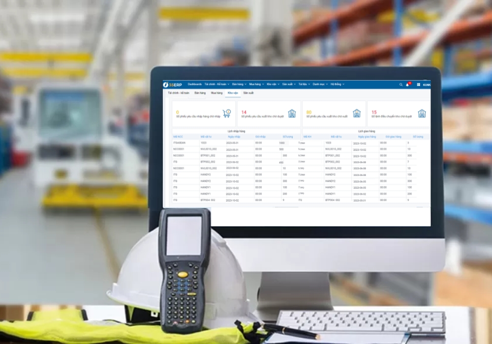 Phần mềm quản lý kho hàng ERP