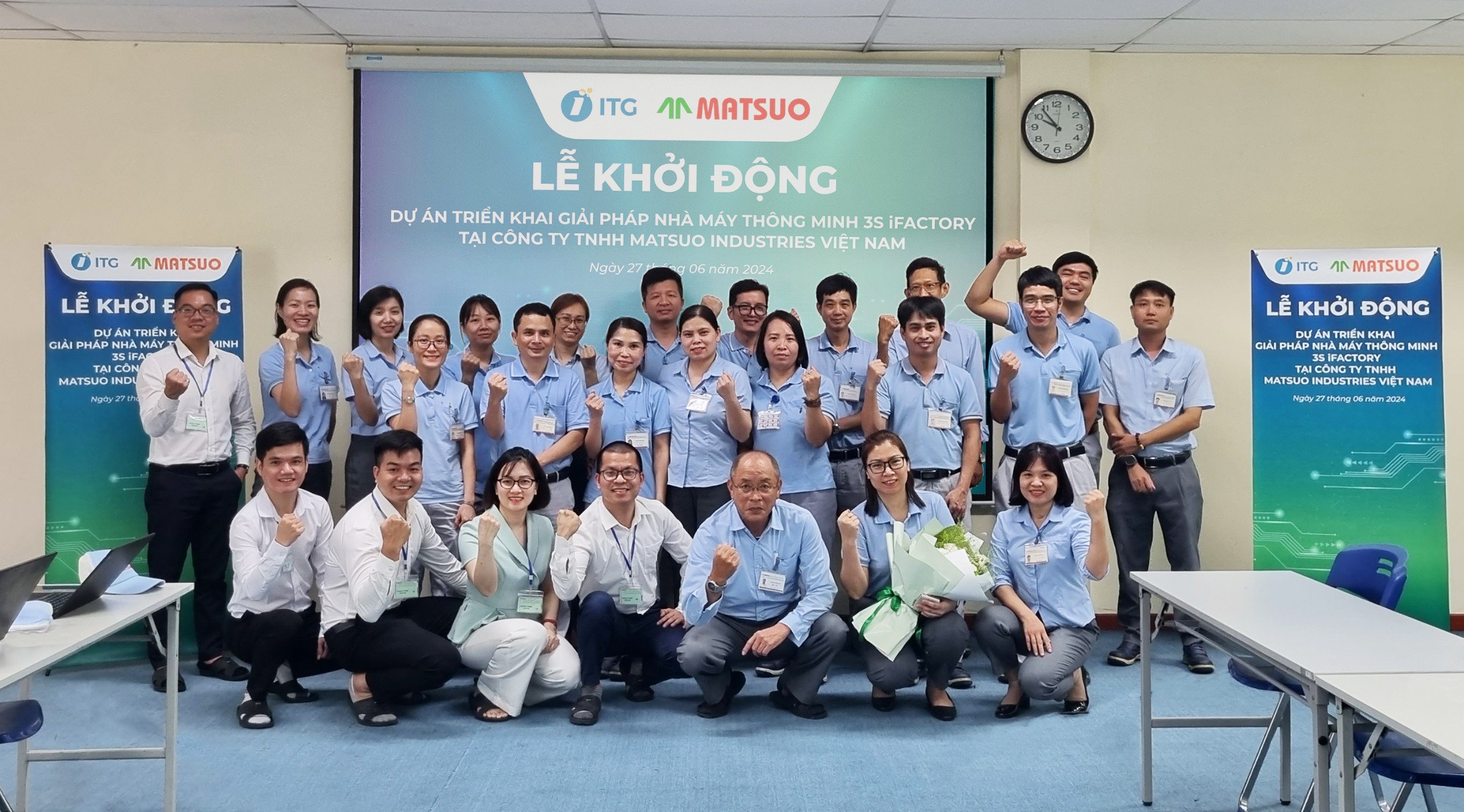 Matsuo Industries Vietnam (MIV) tiếp tục lựa chọn ITG triển khai giải pháp nhà máy thông minh 3S iFACTORY