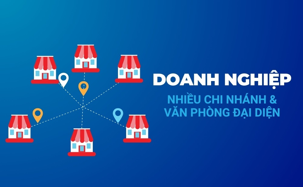 Doanh nghiệp nhiều chi nhánh, văn phòng đại diện ở các khu vực khác nhau nên sử dụng Hybrid ERP