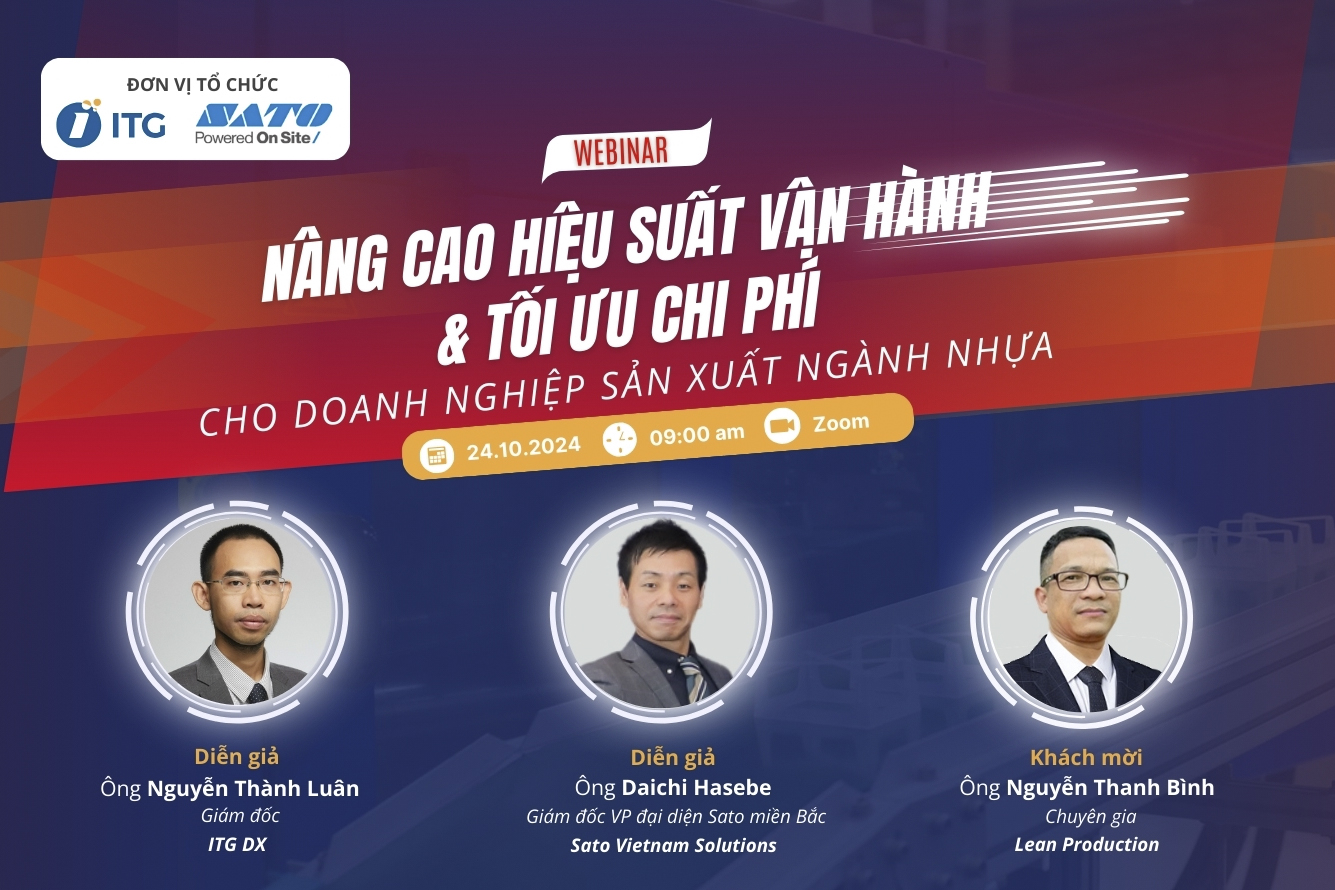 Webinar ngành nhựa với ITG và Sato