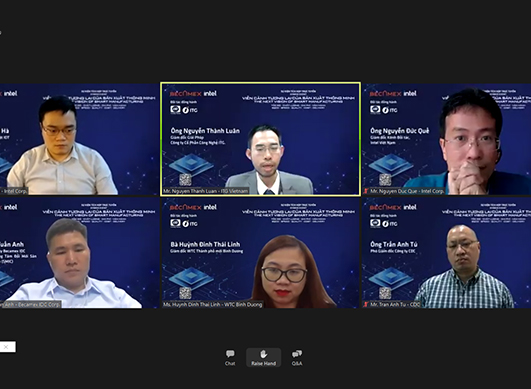 SQCD – Cách tiếp cận mới về Smart Factory trong Webinar do ITG Technology phối hợp tổ chức cùng Becamex IDC và Intel