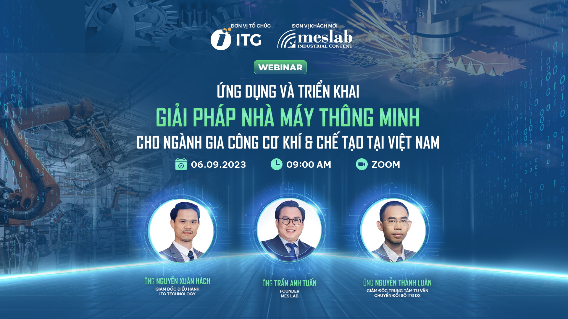 Mở cổng đăng ký Webinar “Ứng dụng và triển khai giải pháp nhà máy thông minh cho ngành Gia công Cơ khí & Chế tạo tại Việt Nam”