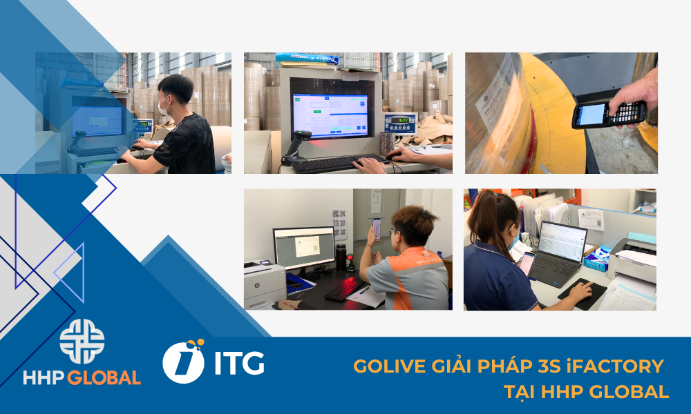 Golive dự án triển khai giải pháp nhà máy thông minh 3S iFACTORY tại nhà máy giấy HHP GLOBAL