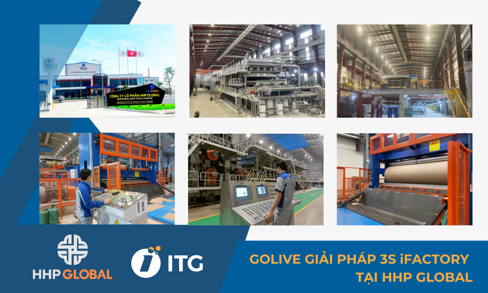 Golive dự án triển khai giải pháp nhà máy thông minh 3S iFACTORY tại nhà máy giấy HHP GLOBAL 3 Nhà máy HHPPaper Hải Phòng công suất 100.000 tấn/năm là nhà máy đầu tiên HHP lựa chọn chuyển đổi số và chuyển đổi xanh