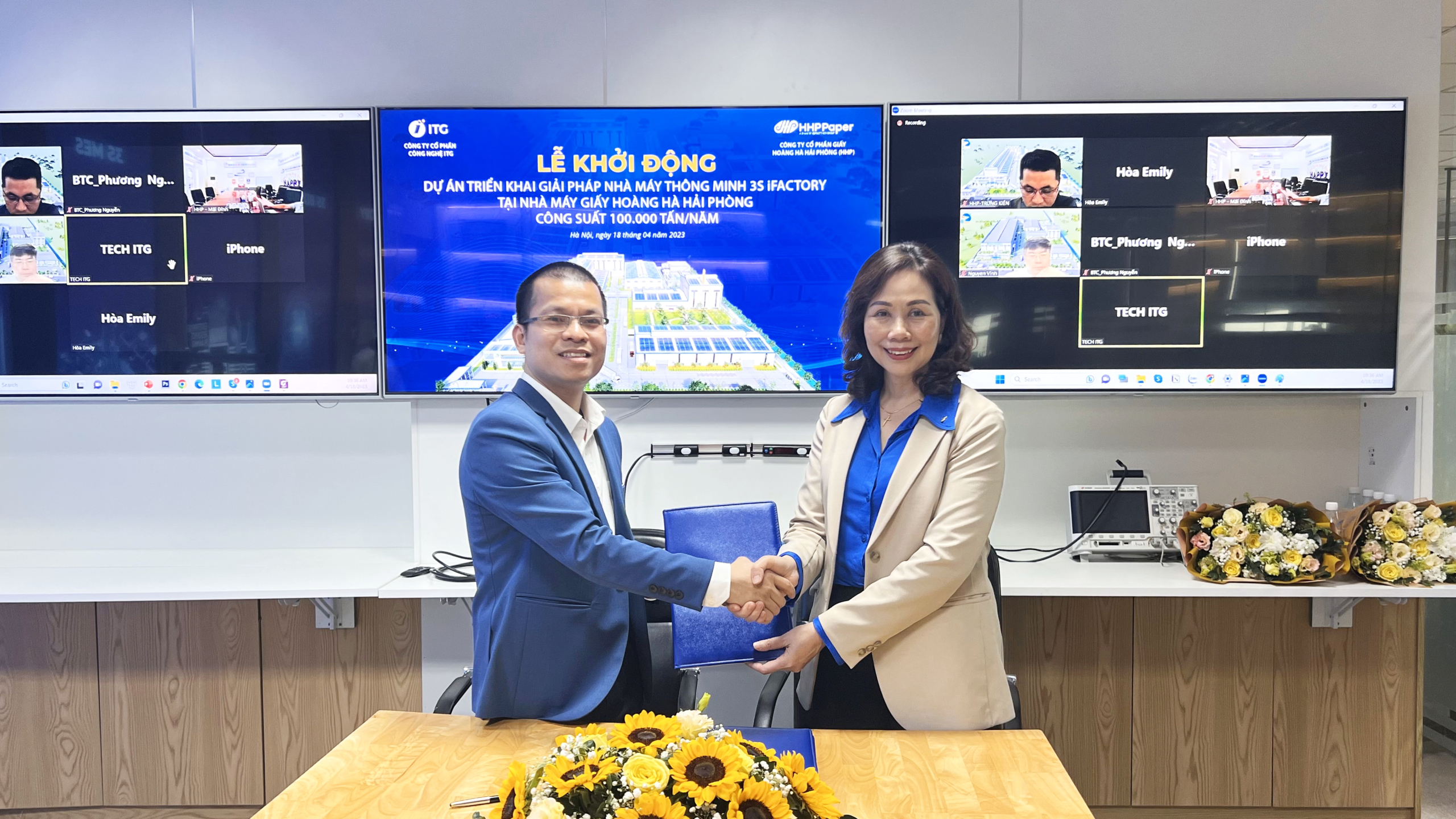 Công ty Cổ phần Giấy Hoàng Hà triển khai giải pháp nhà máy thông minh