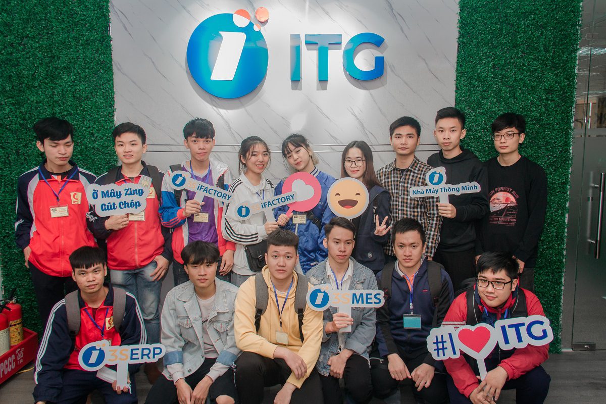 Trải nghiệm môi trường làm việc ITG cùng các bạn sinh viên ĐH Công nghiệp Hà Nội