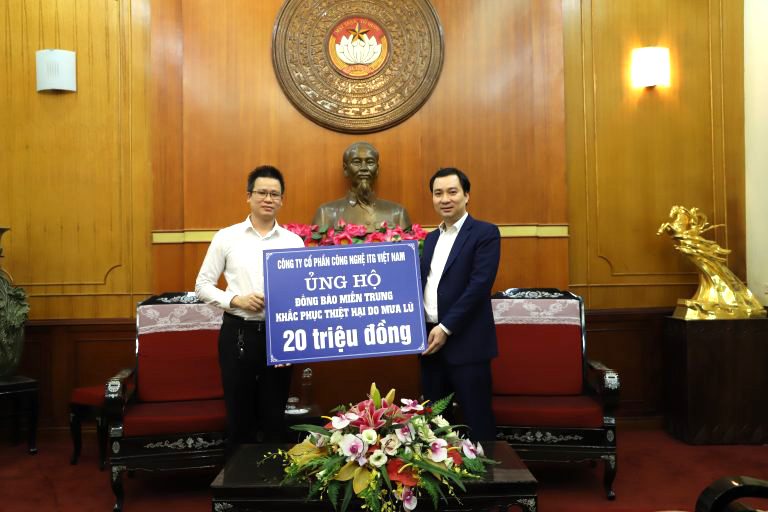 ITG chung tay ủng hộ đồng bào miền Trung