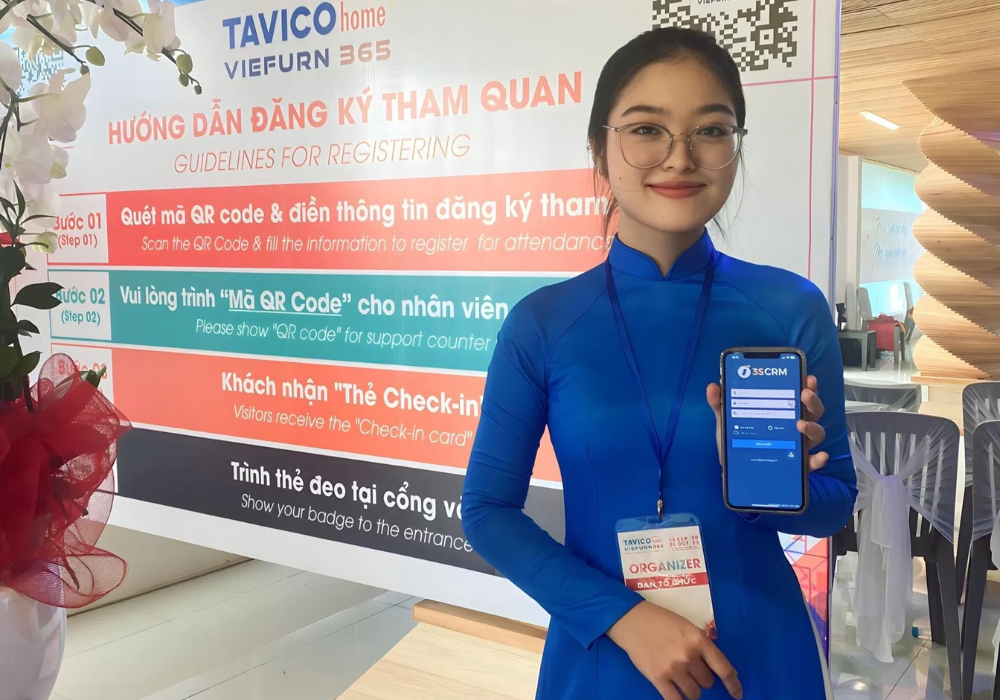 Tavico ứng dụng phần mềm quản trị quan hệ khách hàng 3S CRM tại hội chợ gỗ quy mô lớn – Tavicohome Viefurn 365 Fair