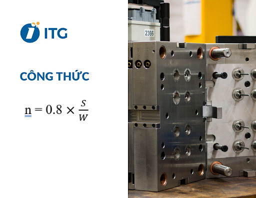 Tính lòng khuôn Cavity theo năng suất phun của máy