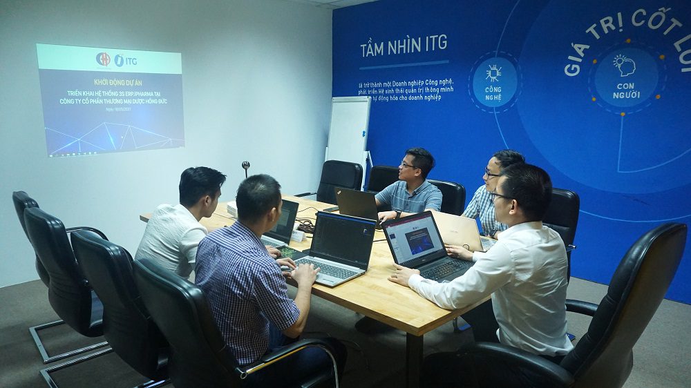 triển khai dự án ERP tại Dược phẩm hồng đức