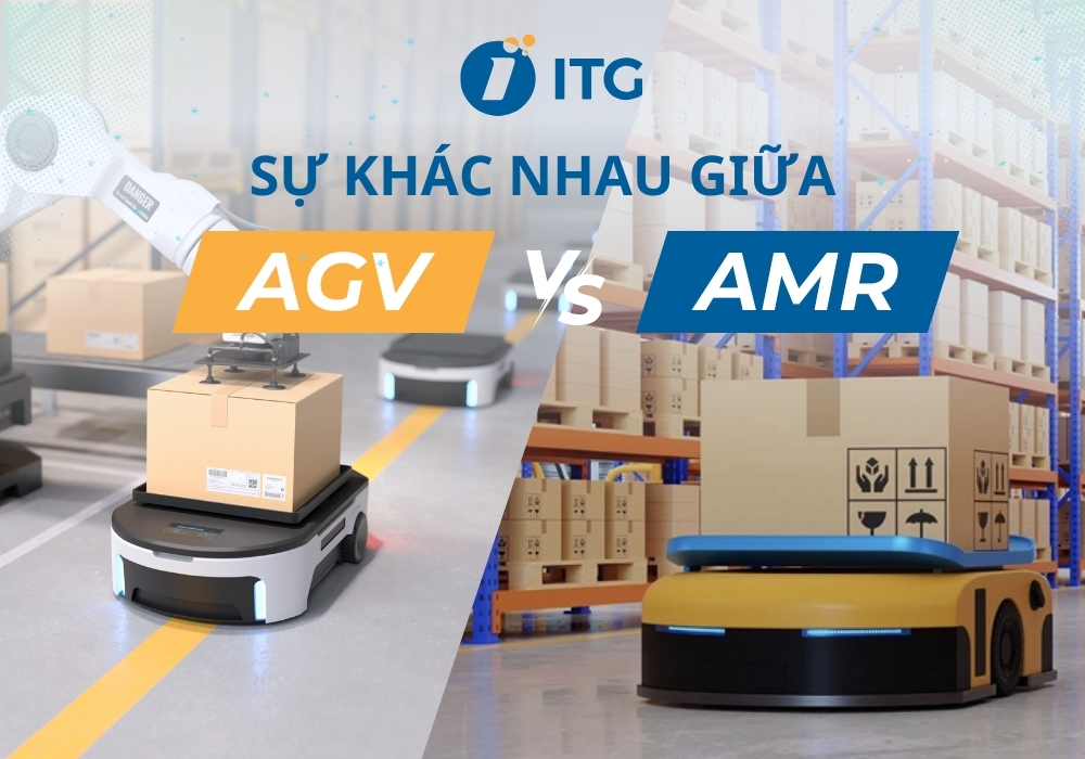 So sánh sự khác nhau giữa Robot AGV và AMR chi tiết