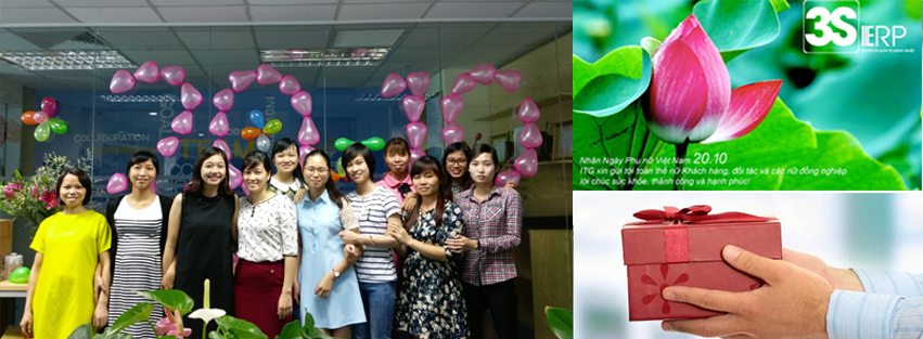 ITG Việt Nam – Chúc mừng chị em ngày 20.10