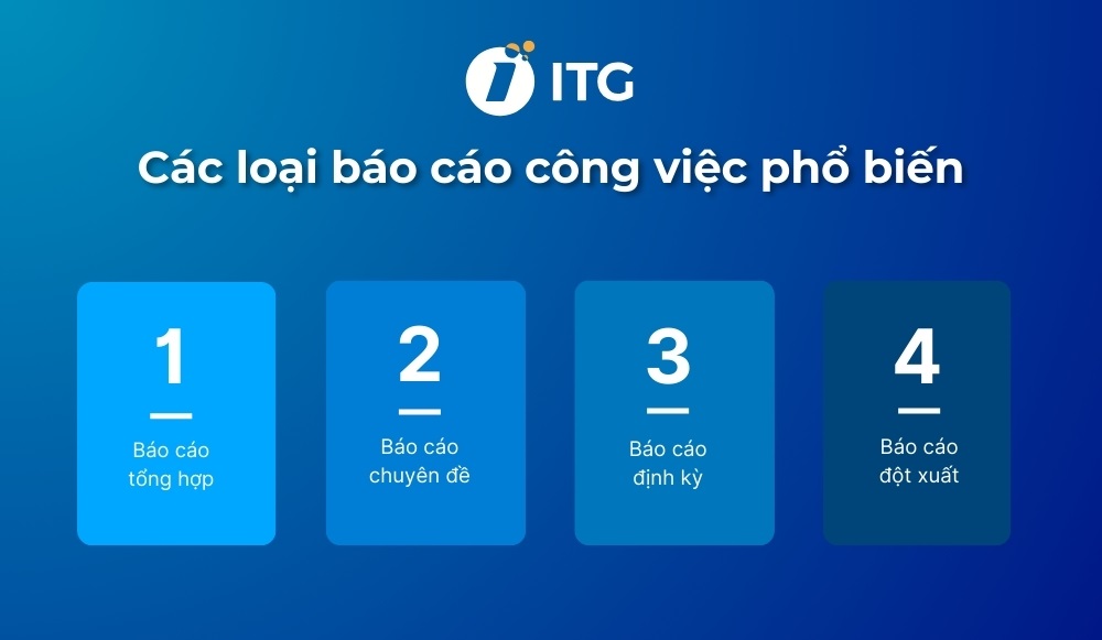 Các loại báo cáo công việc