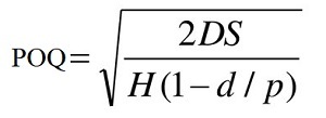 Công thức tính POQ