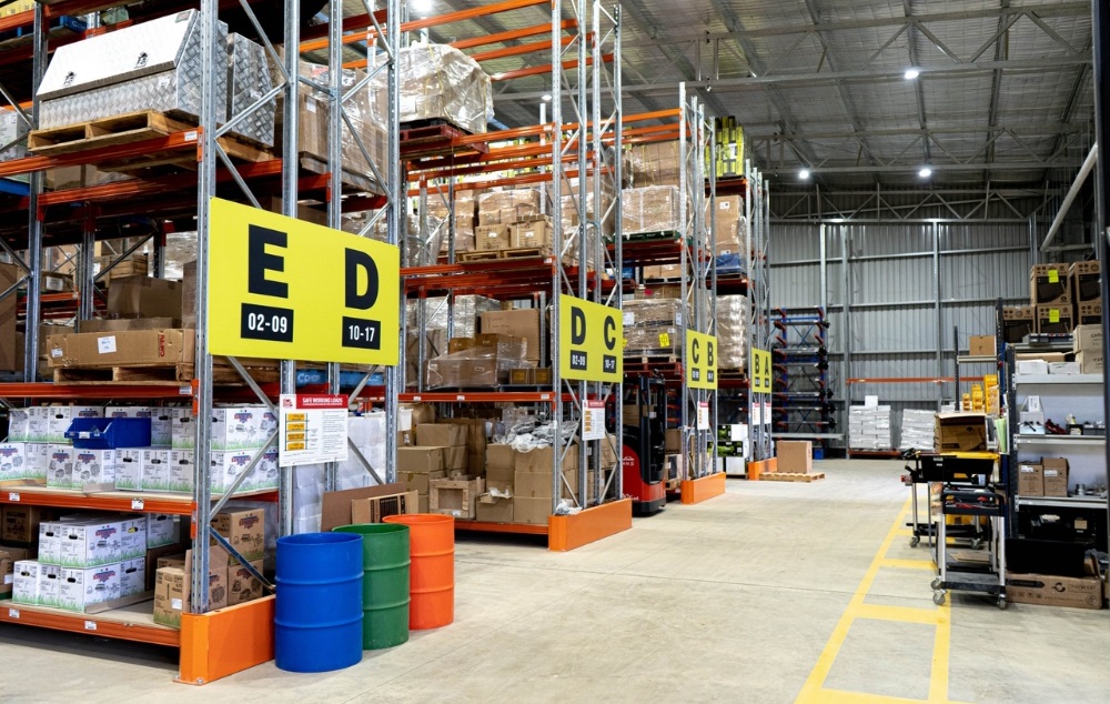 Đánh dấu vị trí kho hàng