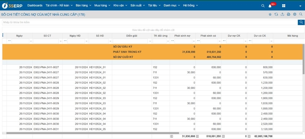 file quản lý công nợ bằng excel miễn phí 