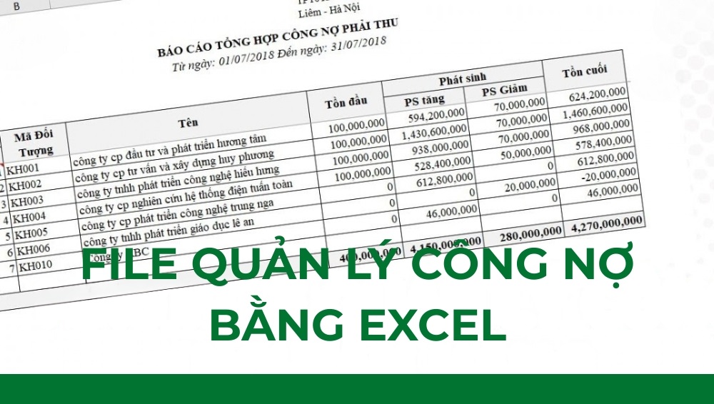 file quản lý công nợ bằng excel miễn phí