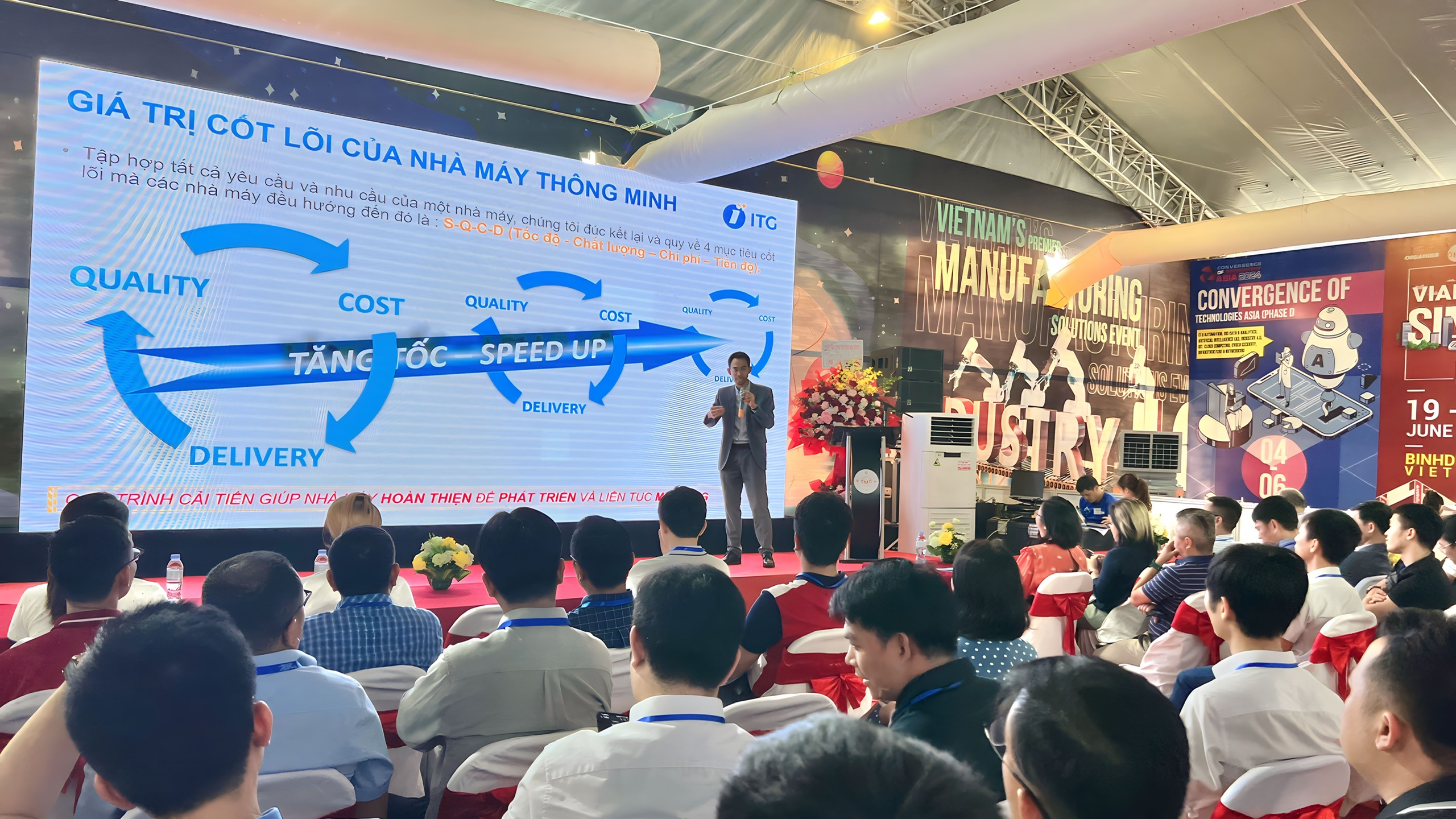 Giải pháp nhà máy thông minh 3S iFACTORY nhận được sự chú ý tại triển lãm quốc tế VIMF Bắc Ninh 2023