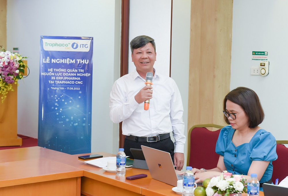 ITG Technology nghiệm thu hệ thống ERP tại Traphaco CNC