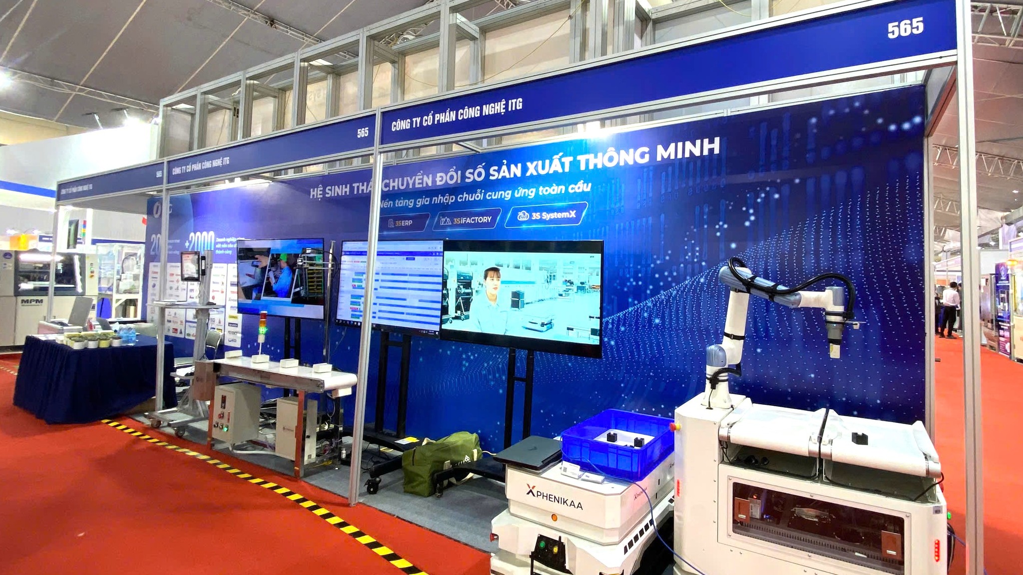 Gian hàng 565 của ITG Technology & Phenikaa-X tại Triển lãm VIMF Bắc Ninh 2025