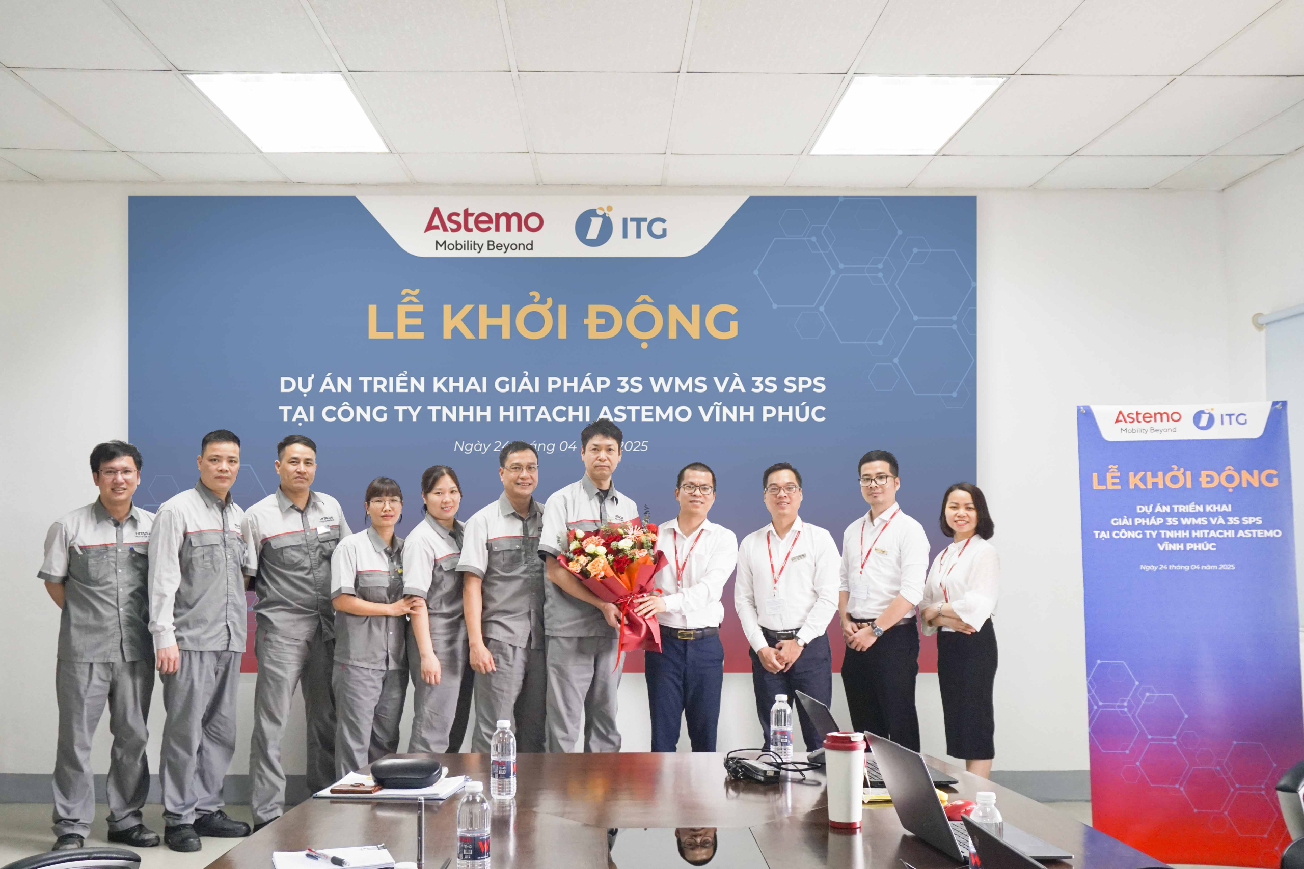 Khởi động dự án triển khai 3S WMS và 3S SPS tại Hitachi Astemo Vĩnh Phúc – Thành viên của tập đoàn hàng đầu Nhật Bản trong lĩnh vực công nghệ  ô tô, xe máy 