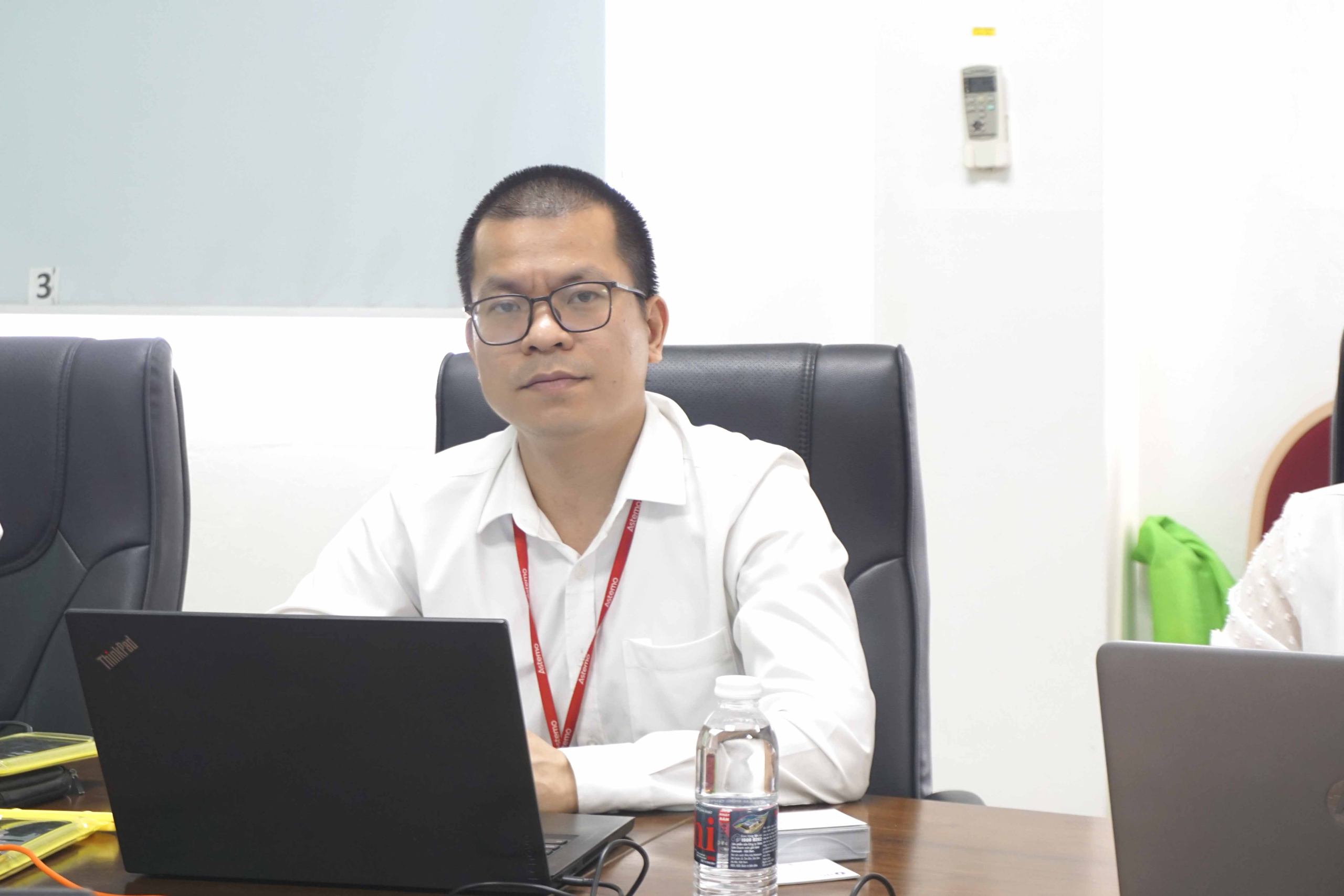 Ông Đinh Thế Hùng – Giám đốc dự án ITG cam kết bố trí nguồn lực tốt nhất đưa dự án đạt thành được thành công theo đúng tiến độ