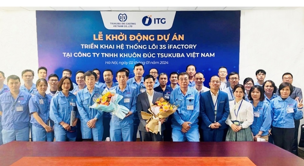 Kick-off dự án “Triển khai hệ thống cốt lõi” tại Công ty TNHH Khuôn đúc Tsukuba Việt Nam (TDV)