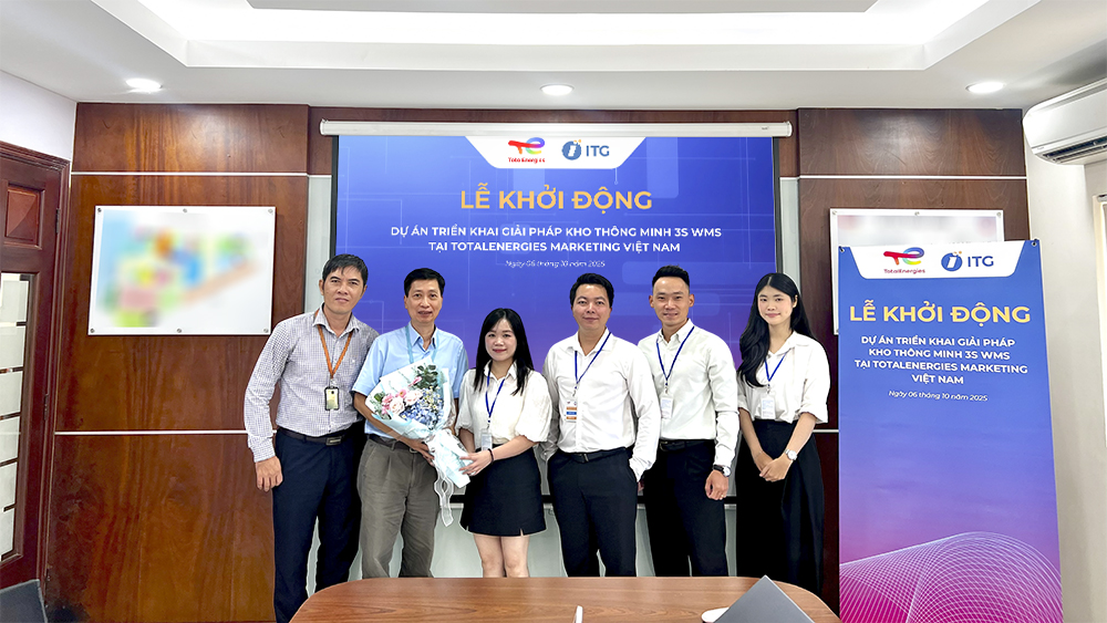 Khởi động dự án triển khai kho thông minh 3S WMS tại TotalEnergies Việt Nam – Thành viên tập đoàn dầu khí Top 6 thế giới