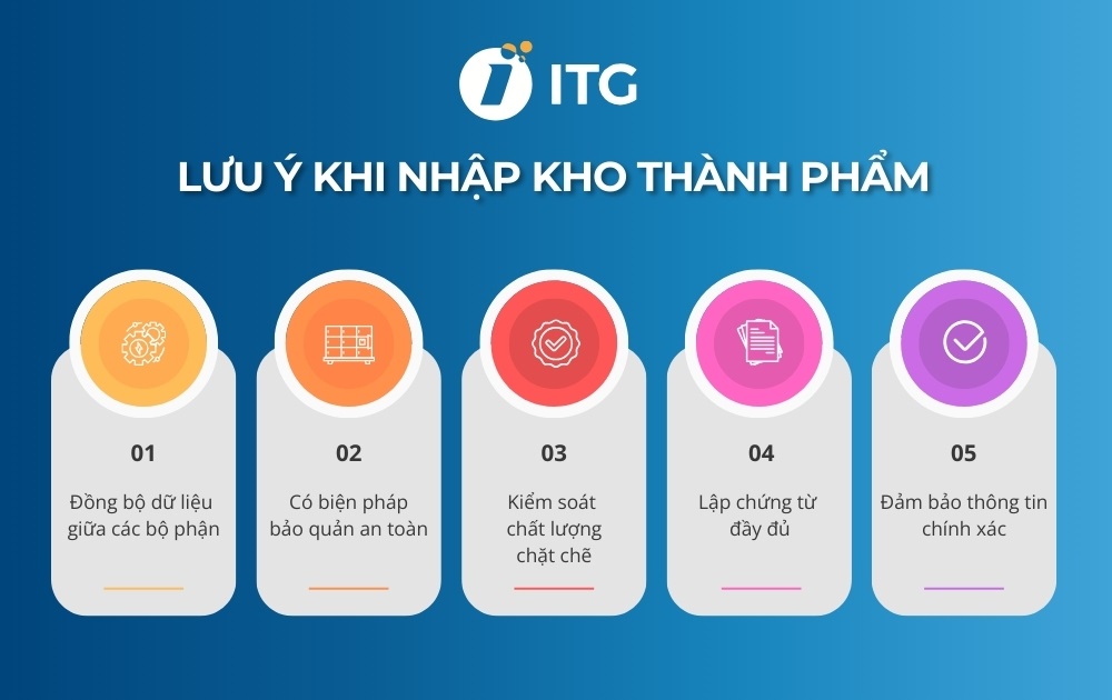 nhập kho thành phẩm từ bộ phận sản xuất